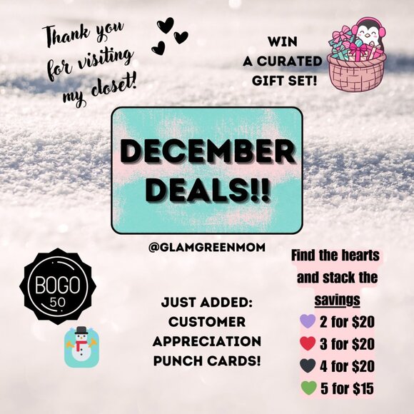 ❄️☃️DECEMBER 2025 PROMOS & INFO!☃️❄️ (don't buy this listing) - Picture 1 of 7